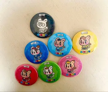 GENERATIONS 제너레이션즈 고양이 캔뱃지 7색 세트 미에