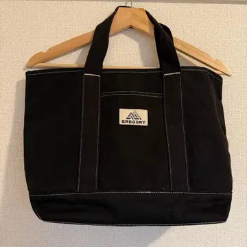 GREGORY 블랙 토트백