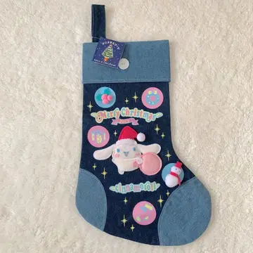 [ 헤이세이 레트로 ] 산리오 시나모롤 크리스마스 Xmas 선물 삭스