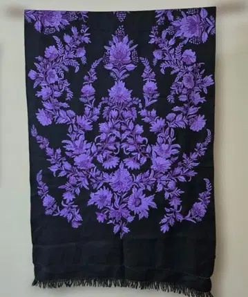 TARA BLANCA 타라 블랑카 자수 대형 스톨