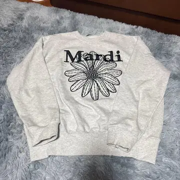 Mardi 꽃무늬 프린트 트레이닝복 그레이