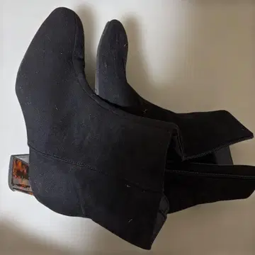 블랙 스웨이드 부츠 45 사이즈