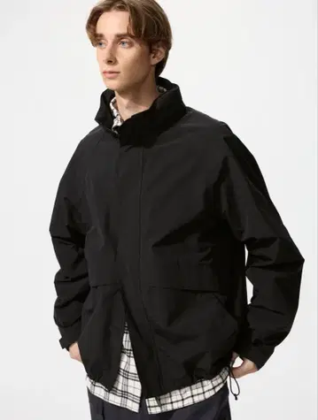 [ UNIQLO ] 윈드프루프 스탠드 블루종