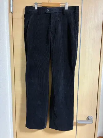 빈티지 코듀로이 팬츠 블랙 유로