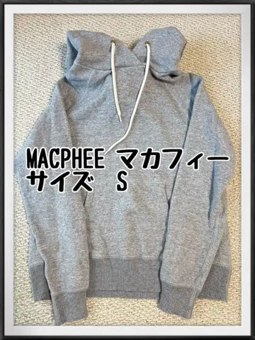 MACPHEE 맥피 풀오버 후드티 멜란지 그레이 트레이닝복 맨투맨 그레이