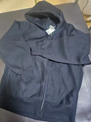 GU 2024년 MEN 크루넥 풀 집업 후드티 XL 09 BLACK