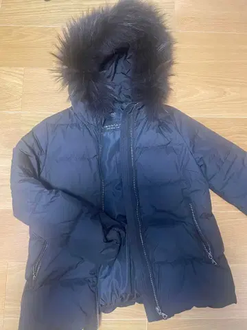 나노 유니버스 블랙 다운 자켓 퍼 포함