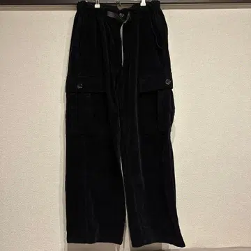 CHUMS 코듀로이 팬츠 L 사이즈 블랙