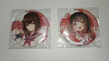 온천무스메 캔뱃지 2점