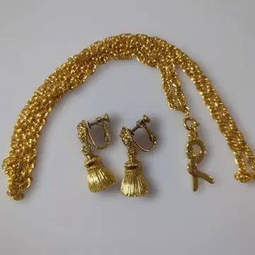 빈티지 액세서리 로베르타 목걸이 골드 귀걸이