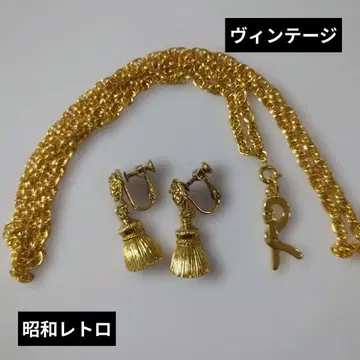 빈티지 액세서리 로베르타 목걸이 골드 귀걸이