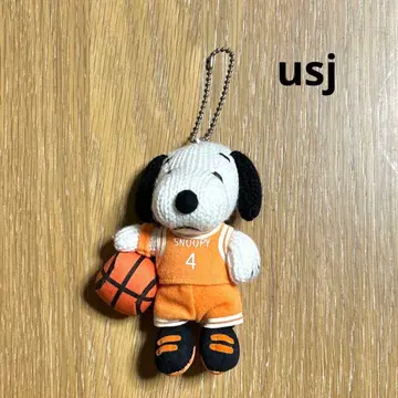 스누피 마스코트 볼체인 usj 농구 봉제 인형