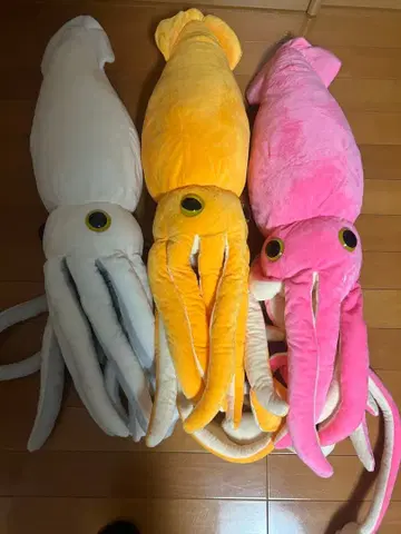 대왕오징어 3 봉제 인형 세트
