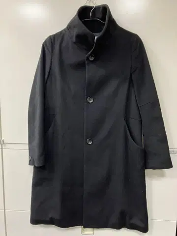 캐시미어 100% 투모로우랜드 갤러리 바이 롱 코트 1 블랙