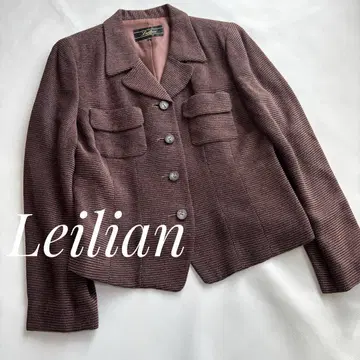 Leilian 레리안 테일러드 자켓 브라운