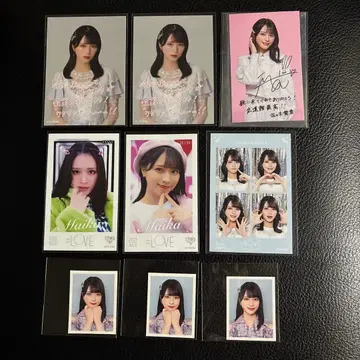 =LOVE 이코러브 사사키 마이카 묶음 판매 ID 사진 4컷 미니 사진