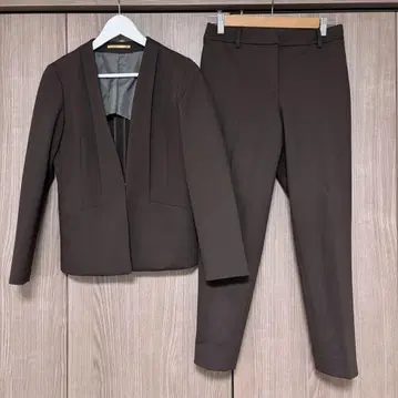 [새상품급] 오리히카 더 서드 수트 여성 수트 상하의 세트 브라운 L