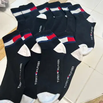 TOMMY HILFIGER 스트라이프 삭스 10켤레 세트 25~27cm