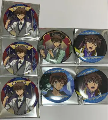 코드기어스 럭키 캔뱃지 복권 캔뱃지 [스자크] 7종 세트