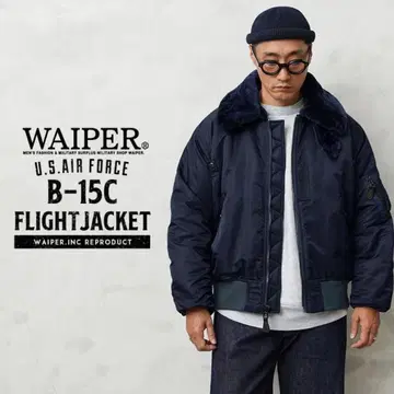 [ 새상품 ] WAIPER 와이퍼 B-15C 플라이트 자켓 M
