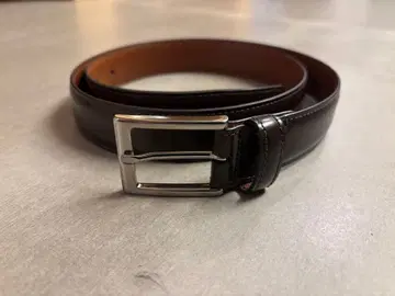 Brooks Brothers 브라운 가죽 벨트 36