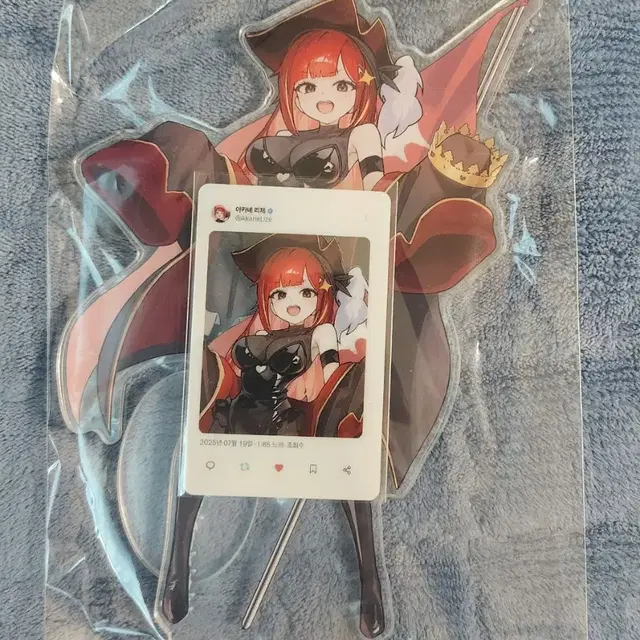 스텔라이브 아카네리제 아크릴스탠드,포토카드