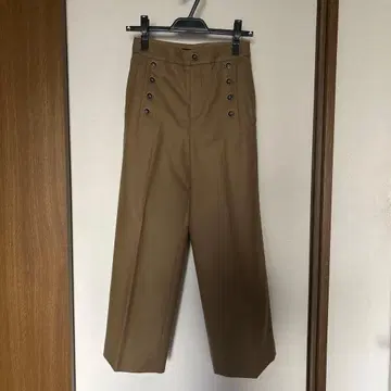 23구 여성용 와이드 팬츠 마린 팬츠 베이지 S32 작은 사이즈