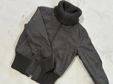 COMME CA ISM 컴시즘 터틀넥 리버서블 블루종