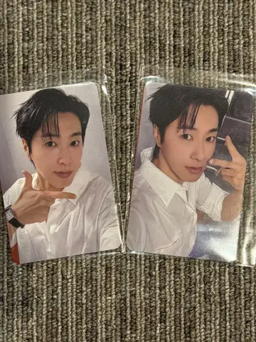 동방신기 유노 정규 1집 앨범 'I KNOW' 트레이딩 카드 2장