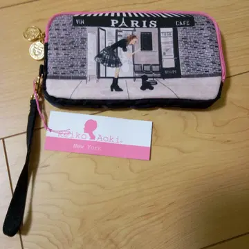 미사용 새상품 Reiko Aoki 레이코 아오키 더블 칩 파우치 택 포함