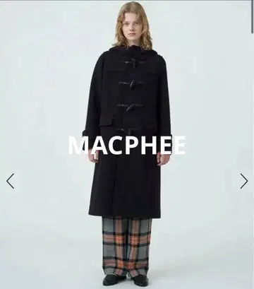 [ MACHPEE ] 더플 코트 후드 있음 네이비 36