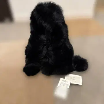 B.FOX 블랙 퍼 타입 머플러