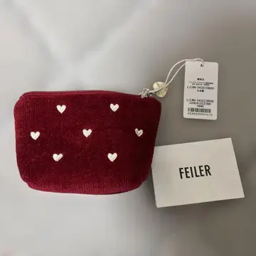 러브리 하트 보트형 파우치 S