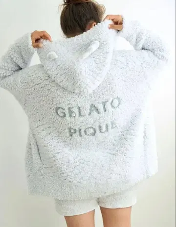 gelato pique PIQUE MONSTER 후드 부착 후드티 민트