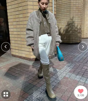 아메리빈티지 2WAY MOHAIR SHAGGY KNIT