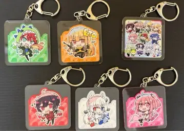 컬러풀 피치 최초기 아크릴 키링 세트