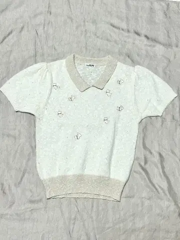 레트로 구제 의류 vintage 빈티지 강아지 썸머 니트 개 스웨터