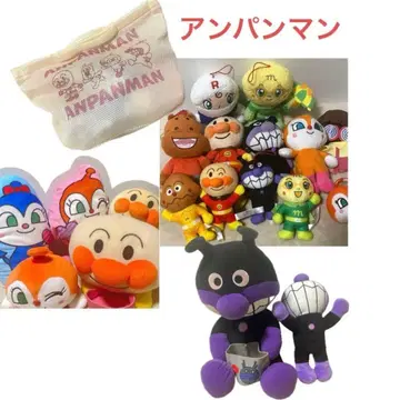 호빵맨 봉제 인형 세트