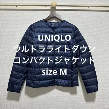 새상품급 유니클로 울트라 라이트 다운 컴팩트 자켓 네이비 M