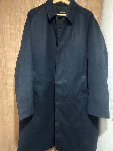 나노 유니버스 네이비 롱 코트