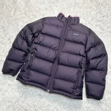 고급 Patagonia 파타고니아 다운 자켓 눕시 블랙 보라색