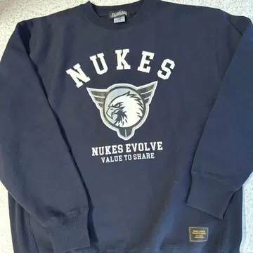 NUKES EVOLVE 맨투맨 네이비 XL