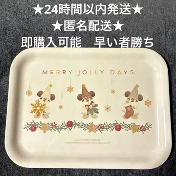 릴린린 트레이 트레이 크리스마스 더스티 컬러 디즈니랜드