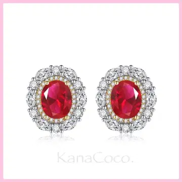 [ 새상품 ] 루비 볼륨 레트로 귀걸이