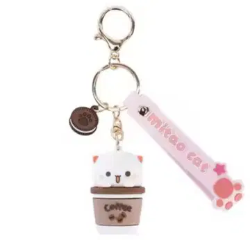mitao MitaoCat(복숭아 고양이) 미니 피규어 키링 마스코트