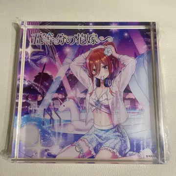 5등분의 신부 나이트 풀 아크릴 블록 나카노 미쿠