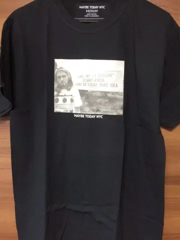 MAYBE TODAY NYC 블랙 M 커트 코베인 nirvana
