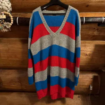 JOSEPH 보더 V넥 니트