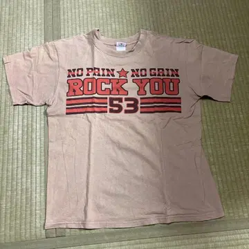 anvil NO PAIN NO GAIN T셔츠 M 베이지