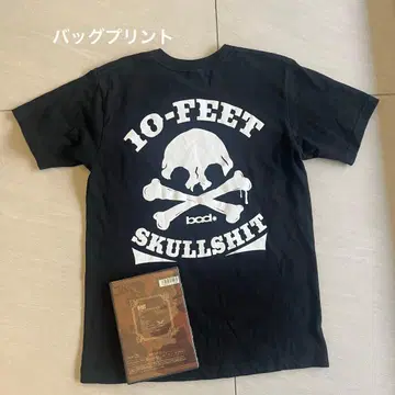 10-FEET 스컬 디자인 T셔츠 S & 라이브 DVD 세트